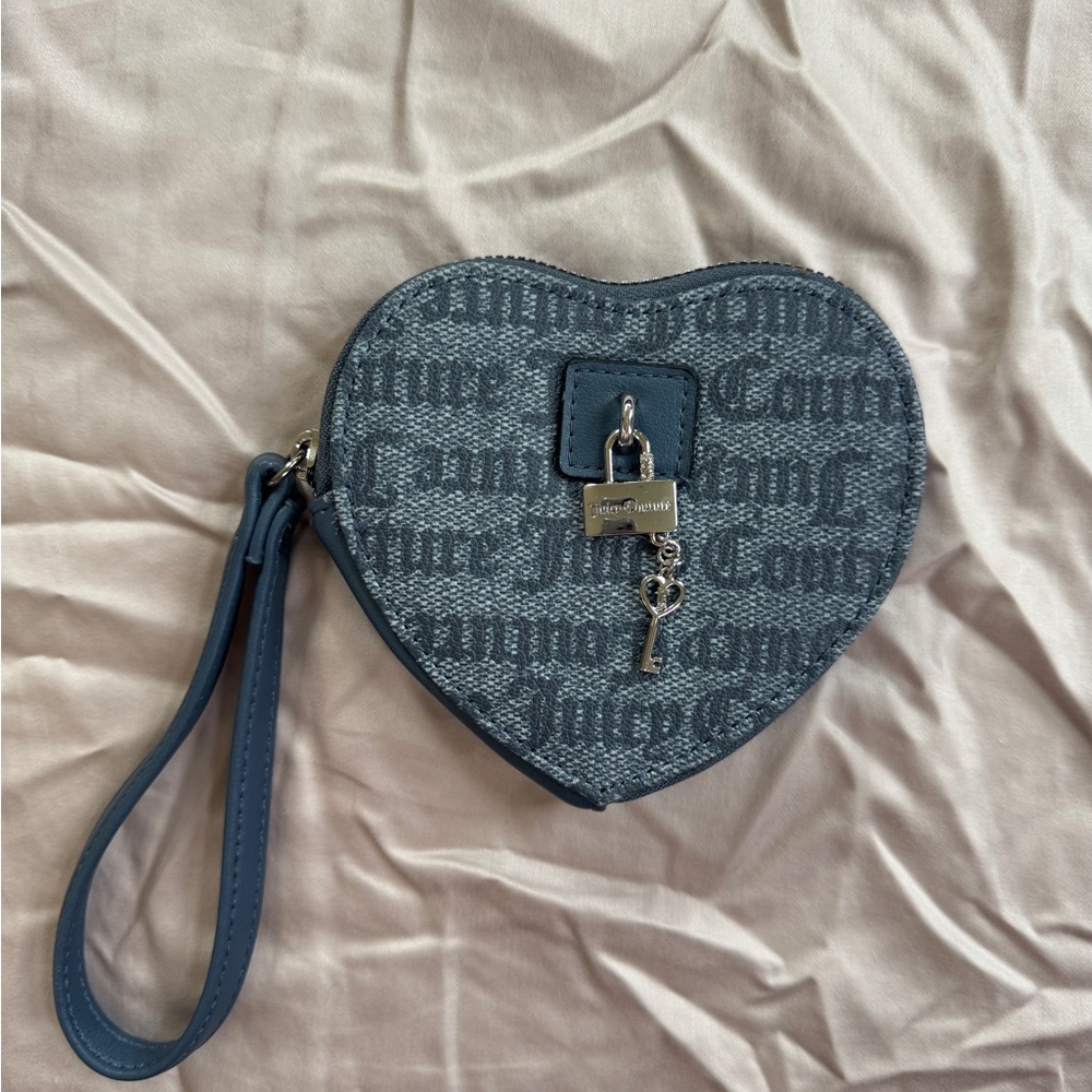 Juicy Couture signature Blue Heart Wristlet